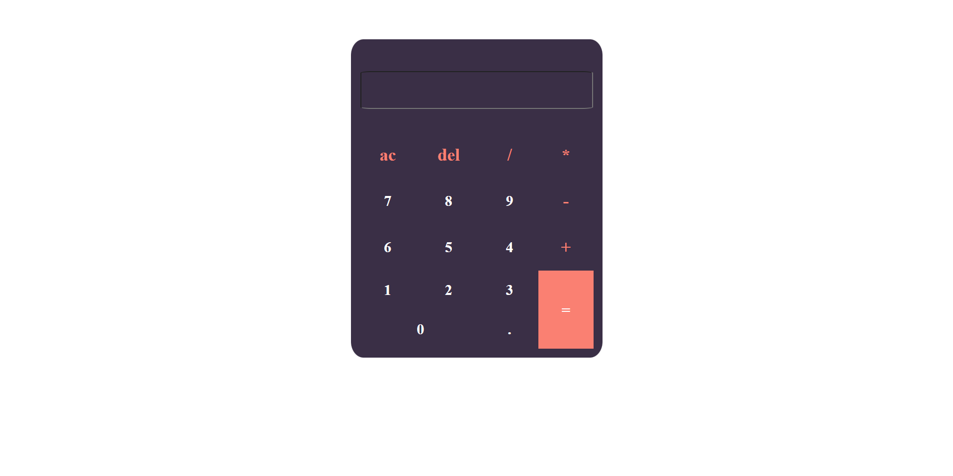 Calculator Project